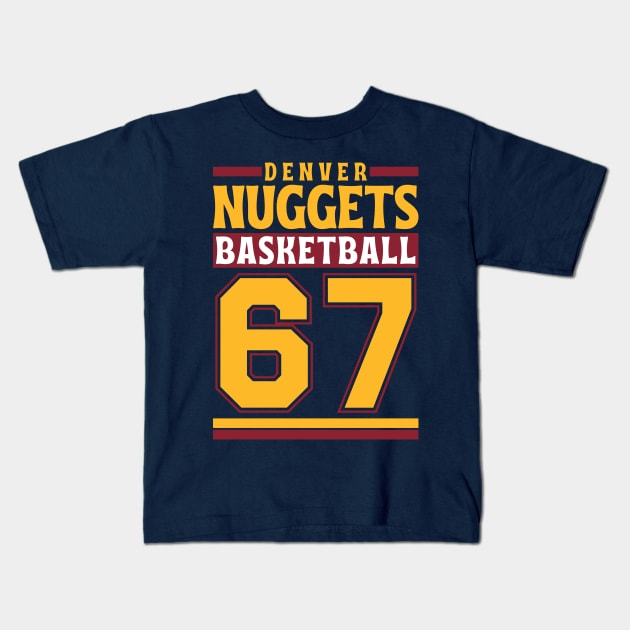 Denver Nuggets 1967 Basketball Limited Edition Kids T-Shirt by Astronaut.co